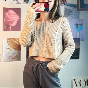 Urban Outfitters X UNIF knit cropped sweater